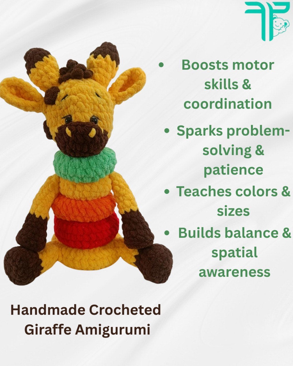 Giraffe Crocheted Toy (Handmade)