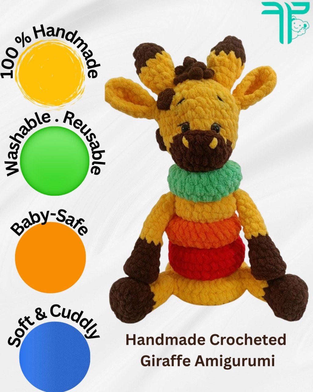 Giraffe Crocheted Toy (Handmade)