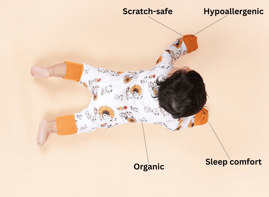 Teddytot Interlock Teddy Digital Print Organic Cotton Romper